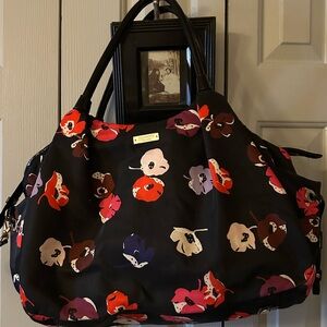Kate Spade Floral Nylon Stevie Baby Tote